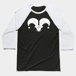 Toxic Joker White Baseball T-Shirt